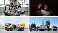 Kinetic treadmills and fibre-based food packaging feature in this week's roundup